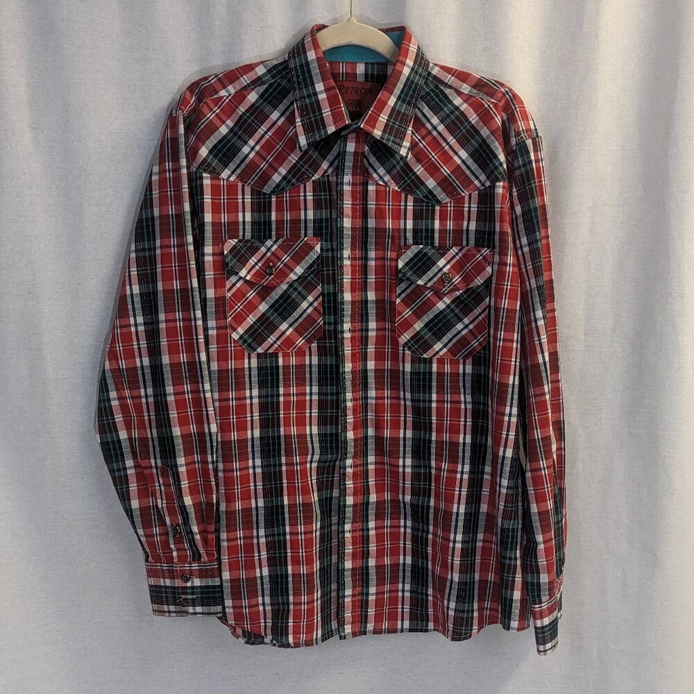 Patron Cito Men's Size Large Button Down Shirt